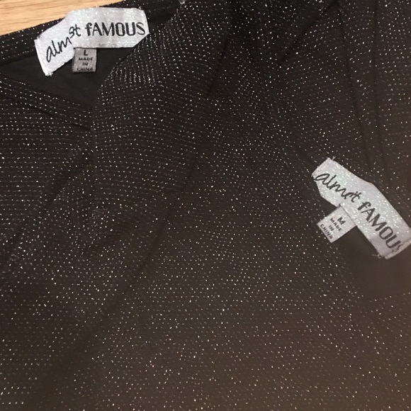 🥀 Shimmery Black Slit Dress 🥀 - Picture 11 of 11